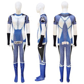 The Boys A-Train Cosplay Costume Adult A-train Blue Jumpsuit Halloween Suit
