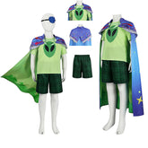 Elio The Earth Envoy Green Fullset Kids Cosplay Costume Halloween Outfit ACcosplay
