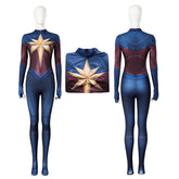 Carol Danvers Jumpsuit Amazing Captain 2 Supergirl Cosplay Costume Halloween Carnival Suit