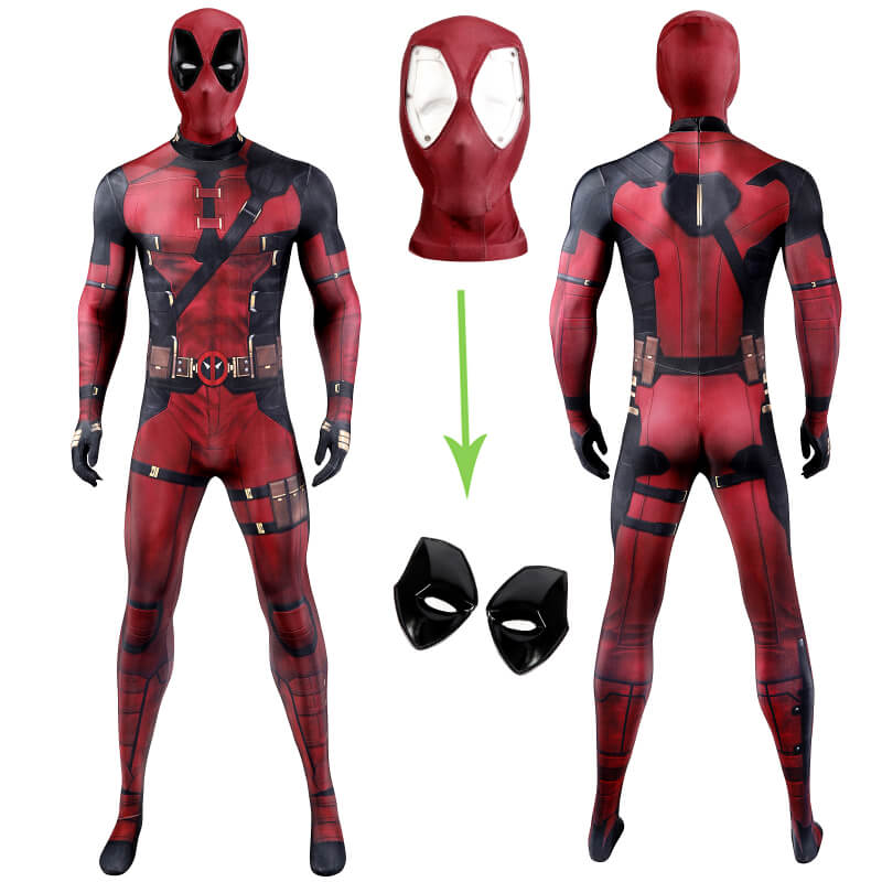 Deadpool Costume Adult Zentai Bodysuit Deadpool Jumpsuit Halloween Cosplay  Suit
