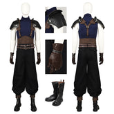 FF7 Cloud Strife Cosplay Final Fantasy VII Remake Costume Halloween Outfit Version 2