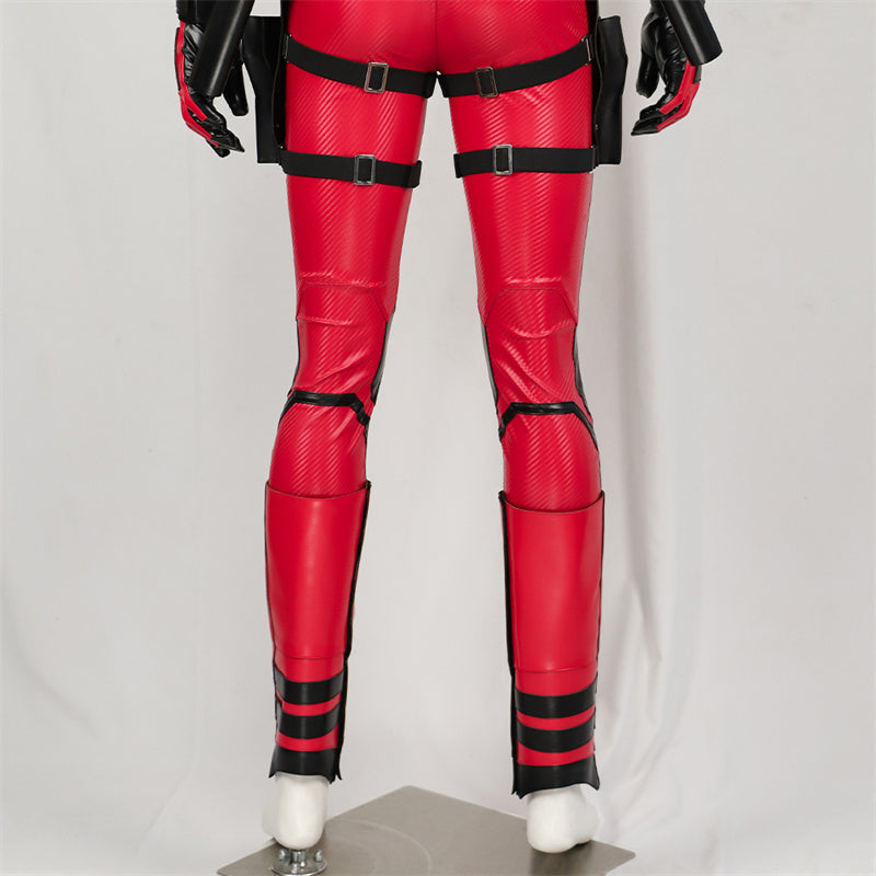 Deadpool 3 Cosplay Costume Superhero Deadpool Wade Wilson Red Suit Halloween Full Set