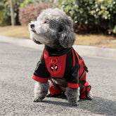 Deadpool 3 Dog Cosplay Costume Dogpool Puppy Suit Halloween Pet Dog Outfit