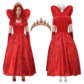 Descendants: The Rise of Red Cosplay Costume Queen of Hearts Red Dress Suit
