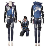 Valorant Fade Cosplay Costume Game Valorant Battle Outfit Halloween Party Suit