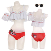 Final Fantasy Costume Final Fantasy 14 Endless Summer Swimsuit Bathing Suit With Glasses