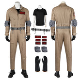 Ghostbusters Frozen Empire Cosplay Costume Gary Grooberson Jumpsuit Unifrom Halloween Party Suit