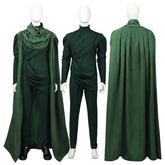Loki God of Stories Cosplay Costume Loki Season 2 Green Suit Halloween Outfit