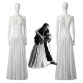 Joker Harley Quinn White Dress Joker 2 Lady Gaga Cosplay Costume Dance Gown