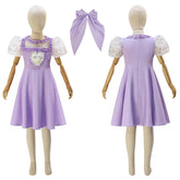Kids K-12 Crybaby dress Melanie Martínez K-12 Cosplay Costumes K 12 Purple Dress