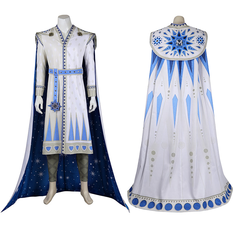 King Magnifico Cosplay movie Wish Evil King Costume Halloween Party Suit