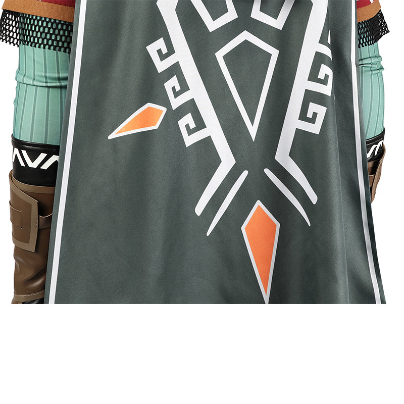 Link Hylian Tunic Suit The Legend of Zelda Tears of The Kingdom Cosplay Costume