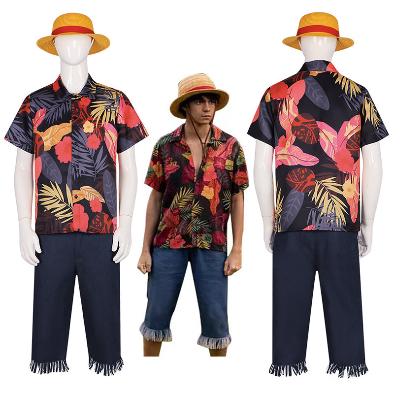 2023 Live Action One Piece Cosplay Monkey D. Luffy Costume Halloween C –  ACcosplay