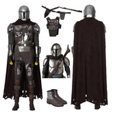 The Mandalorian Season 3 Din Djarin Beskar Armor Cosplay Costume Halloween Carnival Suit