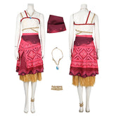Moana 2 Moana Cosplay Costume Ocean Adventure Moana Grass Skirt Suit Halloween Outfit