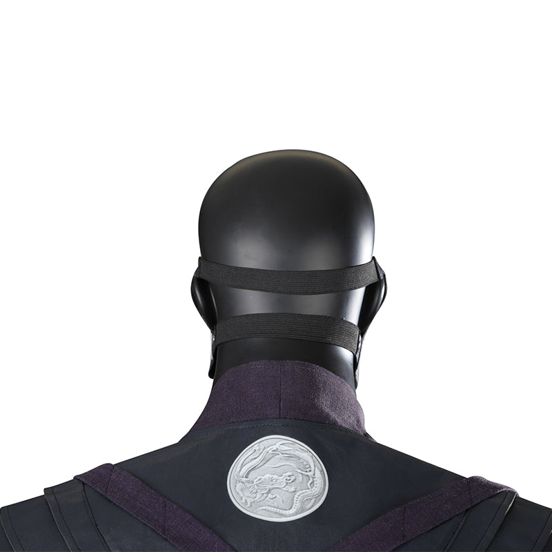Mortal Kombat 1 Smoke Cosplay Costume Tomas Vrbada Grey Suit Halloween Outfit