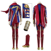 2023 Ms. Marvel Cosplay Captain Marvel Kamala Khan Costume Halloween Party Suit