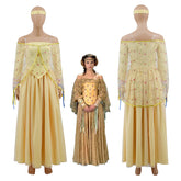 Padme Amidala Yellow Dress Star Wars Padme Cosplay Costume Halloween Party Suit