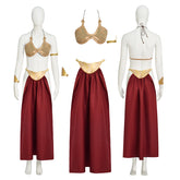 Star Wars Leia Organa Solo Cosplay Costume Princess Leia Slave Outfit Bikini Suit