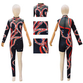 DIY Reputation Eras Tour Children Bodysuit Black Red Snake Cosplay Costume ACcosplay