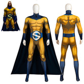 The Sentry Cosplay Costume Superhero Robert Reynolds Jumpsuit Cape Halloween Outfit