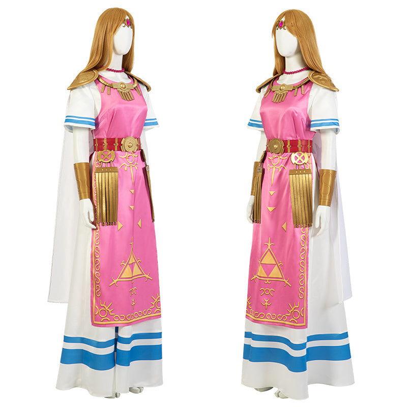 SSBM Princess Zelda Cosplay Super Smash Bros. Melee Zelda Costume Halloween Carnival Suit