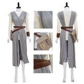 Star Wars Rey Costume The Force Awakens Rey Cosplay Suit Halloween Outfit Grey Version