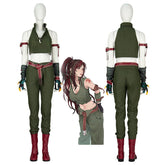 FF9 Tifa Lockhart Cosplay Final Fantasy Ever Crisis Costume Halloween Carnival Suit