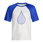Elemental Cosplay Costume Wade Elemental T-shirt Summer Short Sleeve Shirt Halloween Party Suit