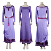 2023 Movie Wish Asha Cosplay Costume Dress Halloween Party Suit