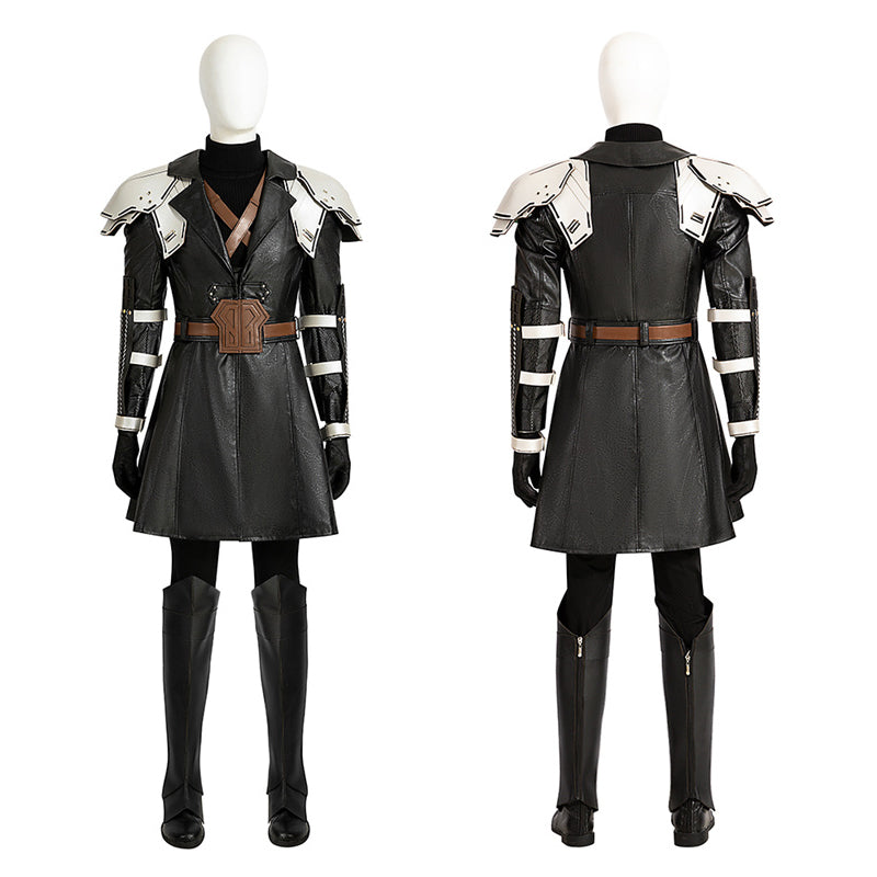 FF7EC Young Sephiroth Cosplay Costumes Final Fantasy VII Ever Crisis Leather Suit