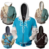 The Legend of Zelda: Tears of the Kingdom Cosplay Zelda Hoodie Sweatshirt Jacket