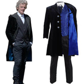 Doctor Who 12th Doctor Coat Dr Mysterio Cosplay Costume Velvet Coat For Sale - ACcosplay