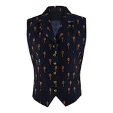 Doctor Who 13th Doctor Waistcoat Thirteenth Doctor Vest Flower Embroidery Cosplay Costume