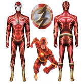 The Flash Barry Allen Cosplay Costume 2023 Flash Red Jumpsuit Halloween Carnival Suit