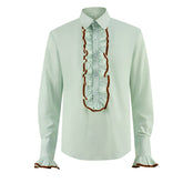 Doctor Who 3rd Doctor Green Shirts Third Doctor Shirts Cosplay Outfit