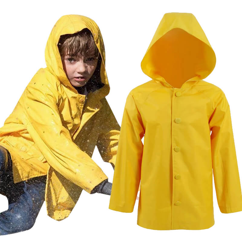 Stephen King's It Georgie Denbrough Yellow Raincoat Jacket Cosplay Costume - ACcosplay