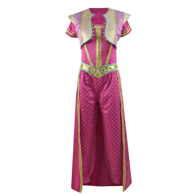 Aladdin Jasmine 2019 Blue Dress Outfit Cospaly Costume Halloween Princess  Dress – ACcosplay