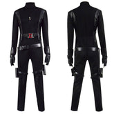 Avengers Black Widow Natasha Romanoff Black Jumpsuit Halloween Cosplay Costume - ACcosplay