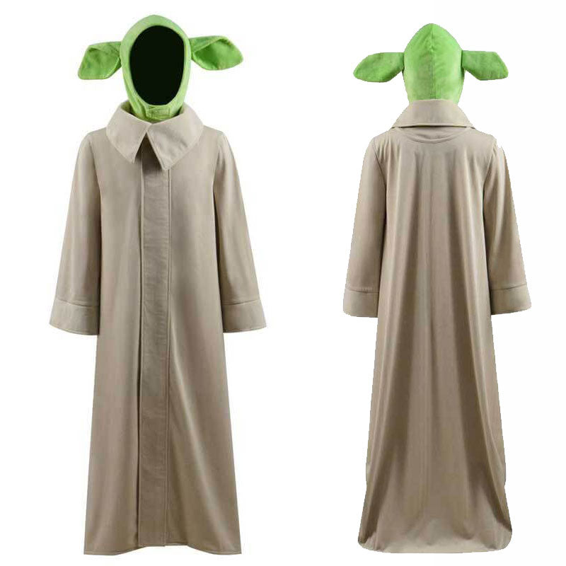 Star Wars The Mandalorian Baby Yoda Cosplay Costume Adult Kids New