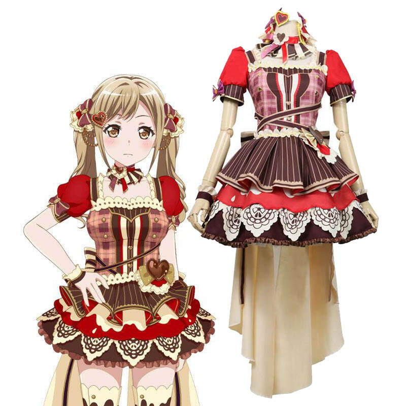 BanGDream Girls Band Party Dustabata Ichigaya Arisa Cosplay Costume - ACcosplay