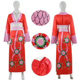 Boa Hancock Cheongsam Dress Anime One Piece Dress Halloween Outfit ACcosplay