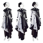 2021 Cruella Dalmatian Coat Costume Cruela Devil Halloween Costumes Ideas ACcosplay