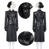 Cruella 2021 Cosplay Cruella De Vil Costumes Halloween Cruella Devil Uniform Suit
