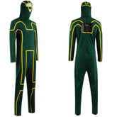 ACcosplay Kick Ass Costume Dave Lizewski Green Jumpsuit Men Cosplay Outfit - ACcosplay