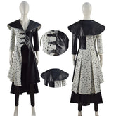 2021 Cruella Costume Dalmatian Coat Emma Stone Cruela Devil Cosplay Costumes Ideas