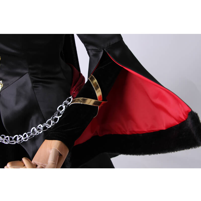Fate Grand Order Black Formal Dress Uniform Lancer Ereshkigal Cosplay Costume - ACcosplay