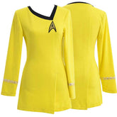 Star Trek The Original Series The Female Duty Uniform Yellow Dress Cosplay Costume - ACcosplay