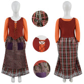Kids Mary Sanderson Costumes Hocus Pocus 2 Halloween Carnival Cosplay Costumes Dress