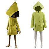 Kids Adults Little Nightmares Six Raincoat Coat Hooded Jacket Cosplay Costume
